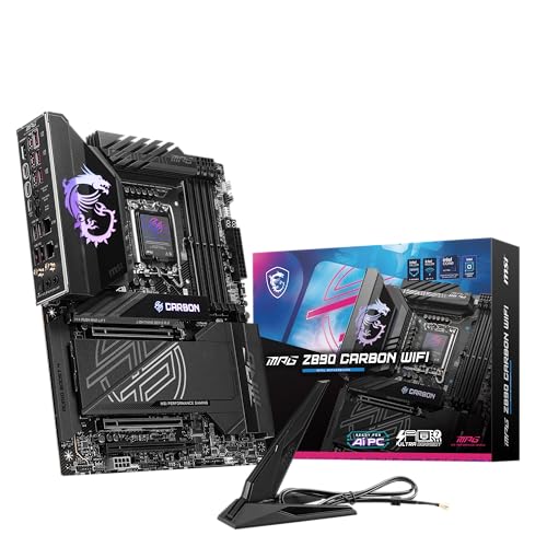 Tarjeta madre msi mpg z890 carbon wifi socket 1851 4*ddr5 9200 hdmi 2*thundebolt 5*m.2 atx