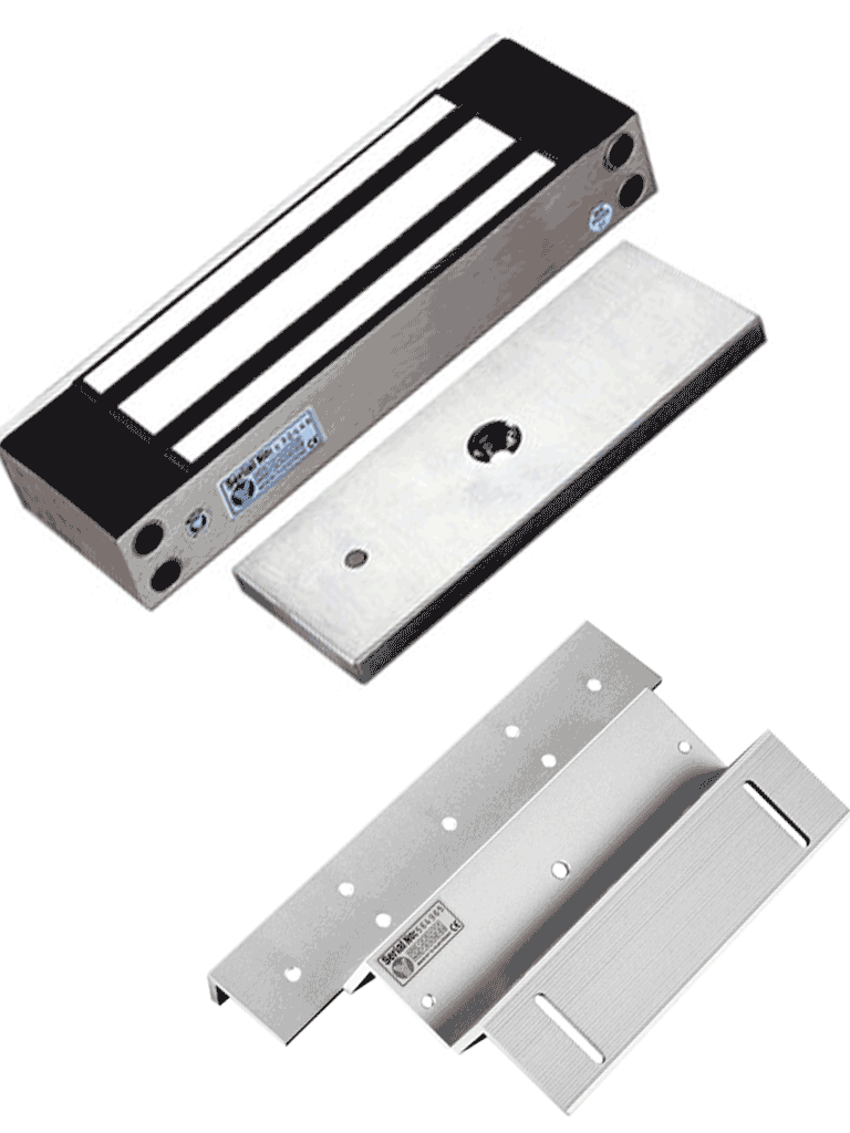 Yli ym500nwpack - paquete de cerradura magnética para 1200 lb de sujeción o 500 kg para uso en exterior cuenta con ip68, incluye