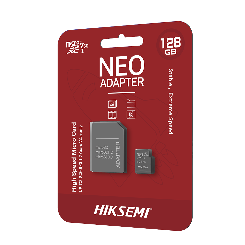 Memoria microsd con adaptador ideal para celular o tablet / 128 gb / multipropósito / clase 10 / 92 mb/s lectura / 50 mb/s escritura