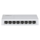 Switch Dahua Fast Ethernet DH-SF1008L 8 Puertos 10/100Mbps 16.000 Gbit/s 2000 Entradas No Administrable 
