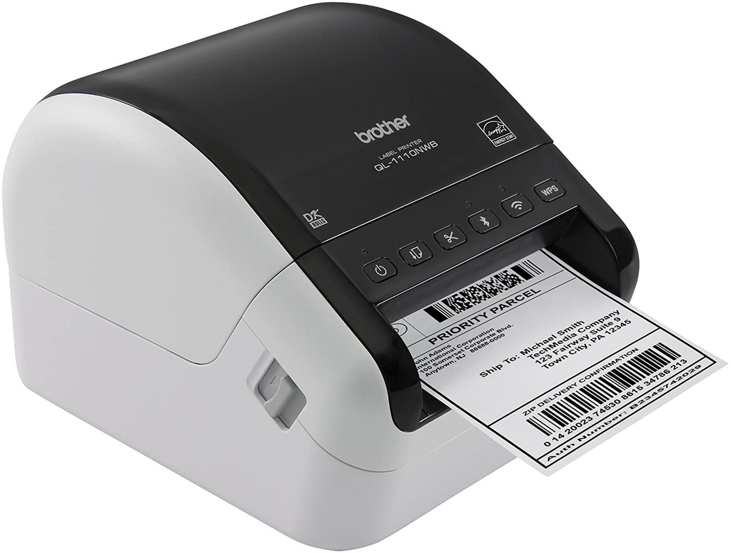 Impresora de Etiquetas Térmica Directa 300x300 DPI Bluetooth/USB Negro/Blanco