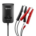 Cargador Inteligente Para Baterías Selladas Steren BR-500 Salida 6/12V 