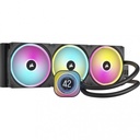 Corsair iCUE Link H170i RGB AIO Enfriamiento Líquido para CPU, 3x 140mm, hasta 2000RPM, Negro
