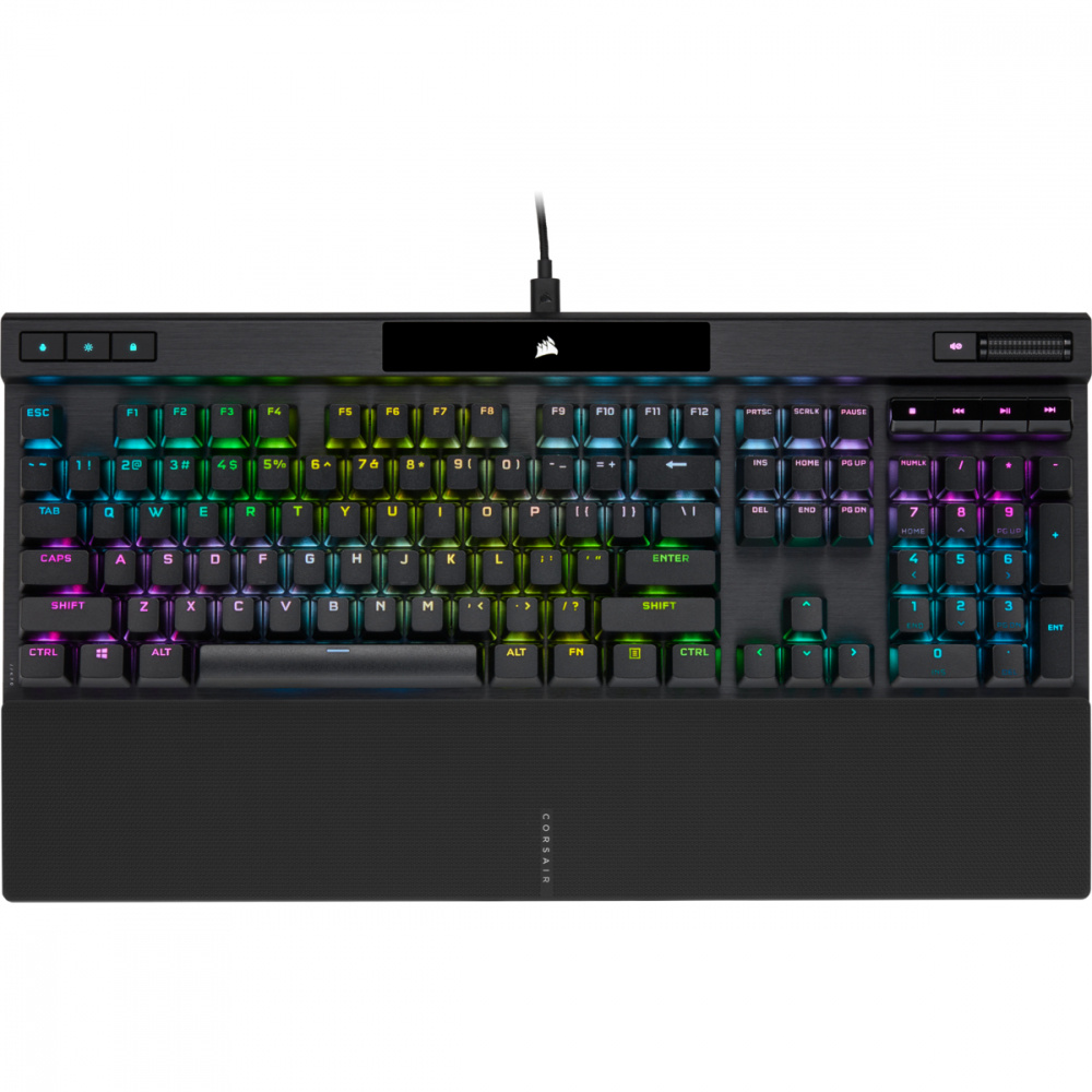 Teclado Gamer Corsair K70 RGB PRO LED RGB, Teclado Mecánico, Cherry MX Brown, Alámbrico, USB, Negro, Inglés