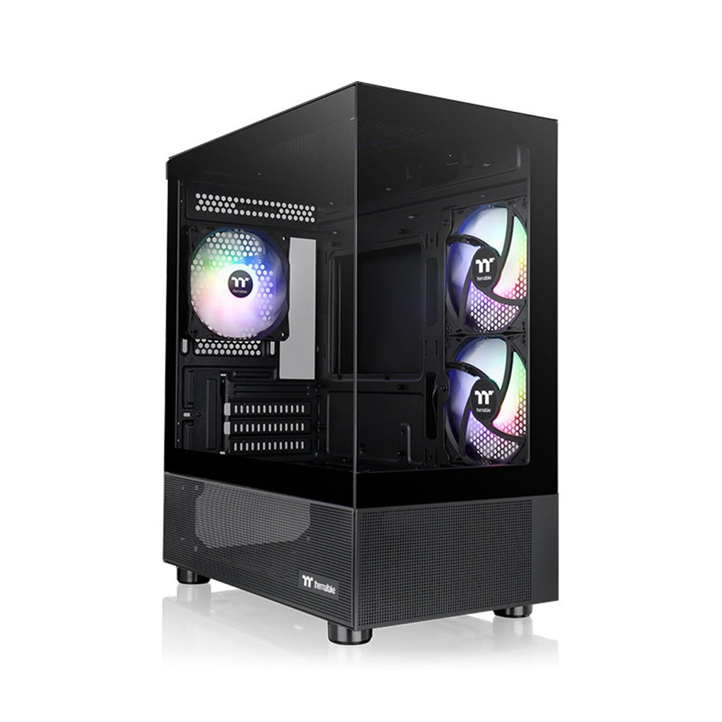 Gabinete Thermaltake View 170 Tg ARGB Micro Tower 3 Ventiladores Instalados Panel De Vidrio