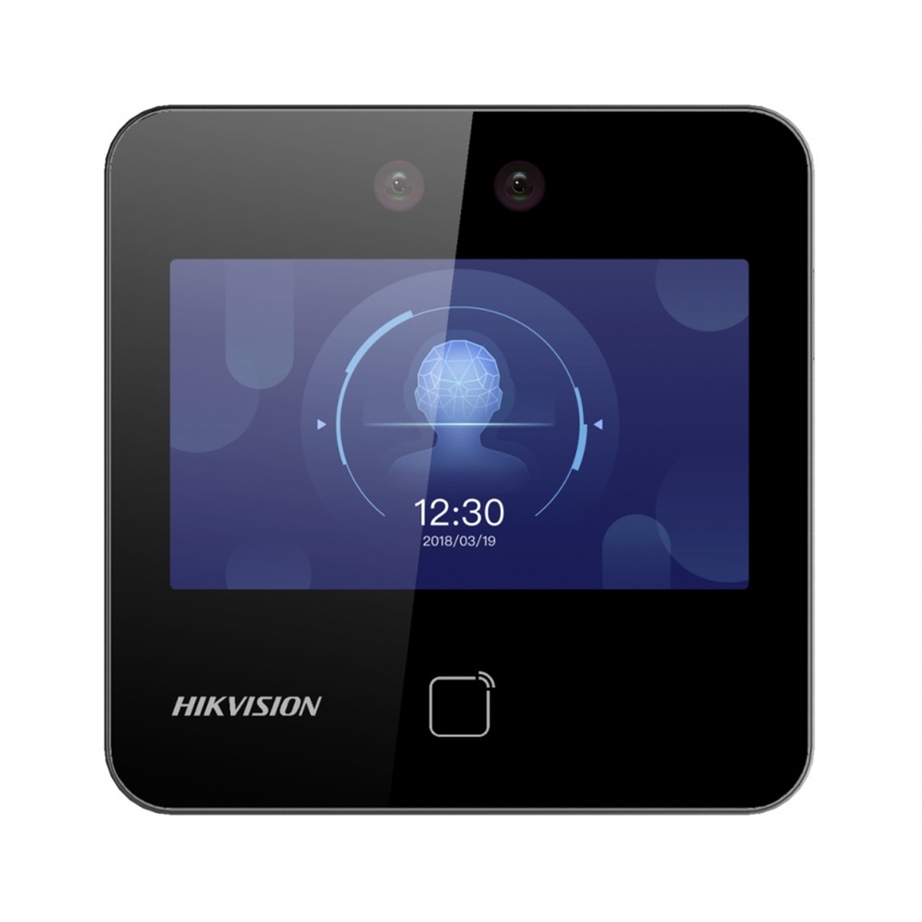 Control de Acceso y Asistencia Biométrico Hikvision DS-K1T343MWX 3000 Usuarios 1500 Rostros USB 