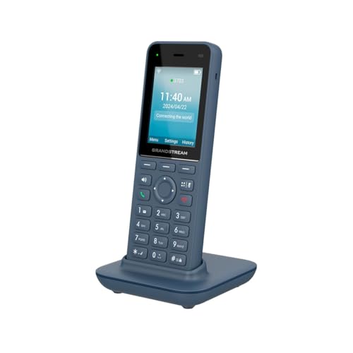 Teléfono ip inalámbrico wi-fi, portátil, 3 cuentas sip, 3 líneas, voz hd, bluetooth integrado, puerto usb tipo c