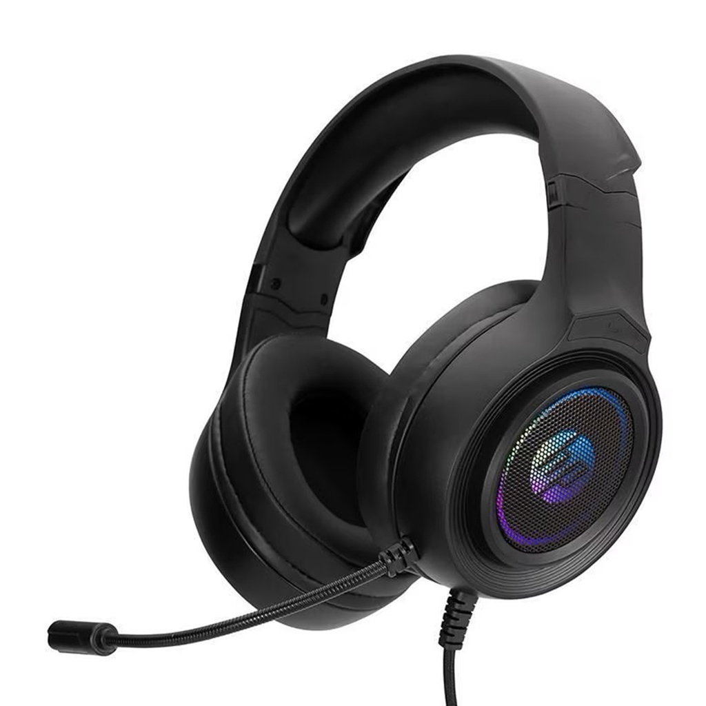 Audífonos Estéreo HP DHE-8008U Para Juegos con Luz RGB USB