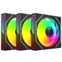 Kit Gamer 3 Ventiladores Xzeal XZ1115 ARGB 25dB 1200RPM 120mm