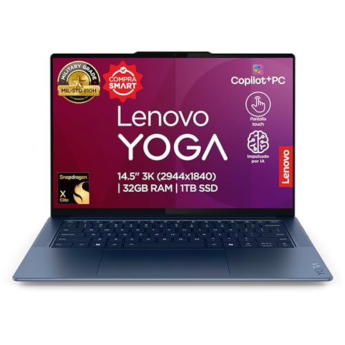 Laptop lenovo ideapad yoga slim 7 14q8x9 snapdragon x elite x1e-78-100 3.4 ghz maxf
