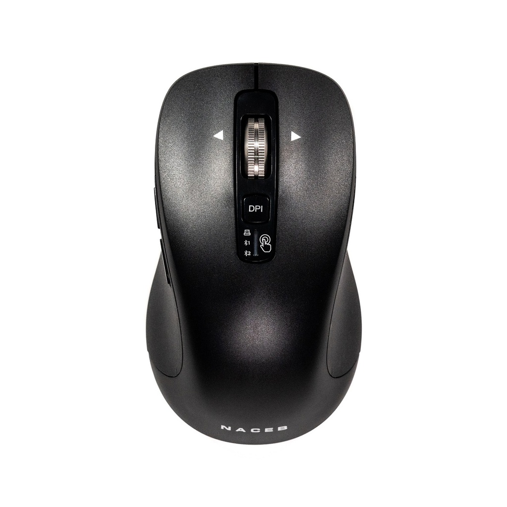 Mouse Naceb Óptico ES1 Inalámbrico RF Bluetooth 32.000DPI