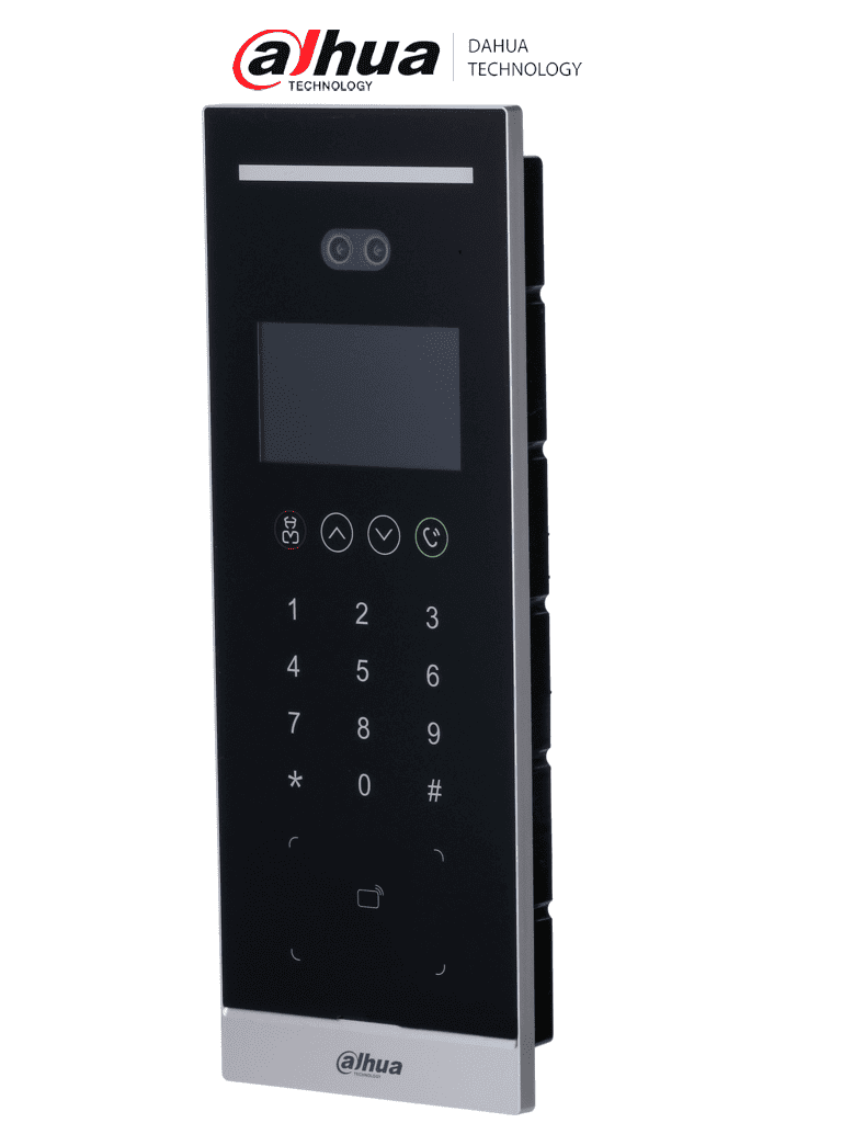 Dahua vto6531hpaq - frente de calle departamental ip/ con reconocimiento de rostros y tarjetas/ ip65 salida de relevador/ incluye caja de instalación.