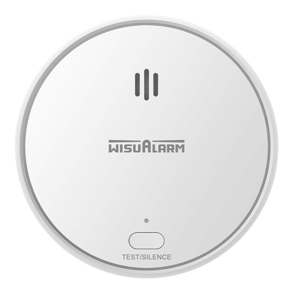 Detector de Humo Standalone Dahua DHI-HY-SA20B Sensor Fotoeléctrico Sonido de Alarma de 85dB Alarma Visual y Audible Durabilidad de Batería Hasta 5 Años