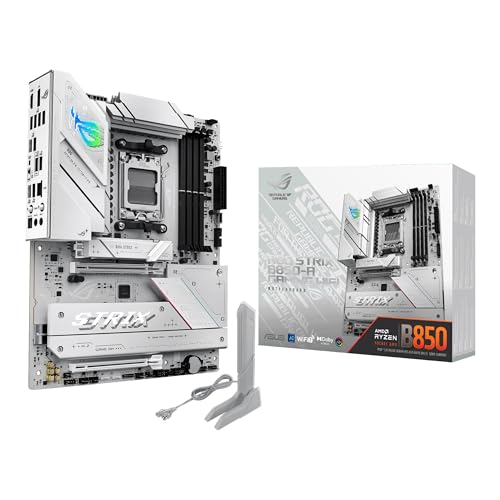 Tarjeta madre asus rog strix b850-a gaming wifi socket am5, 4 ddr5-sdram, wifi