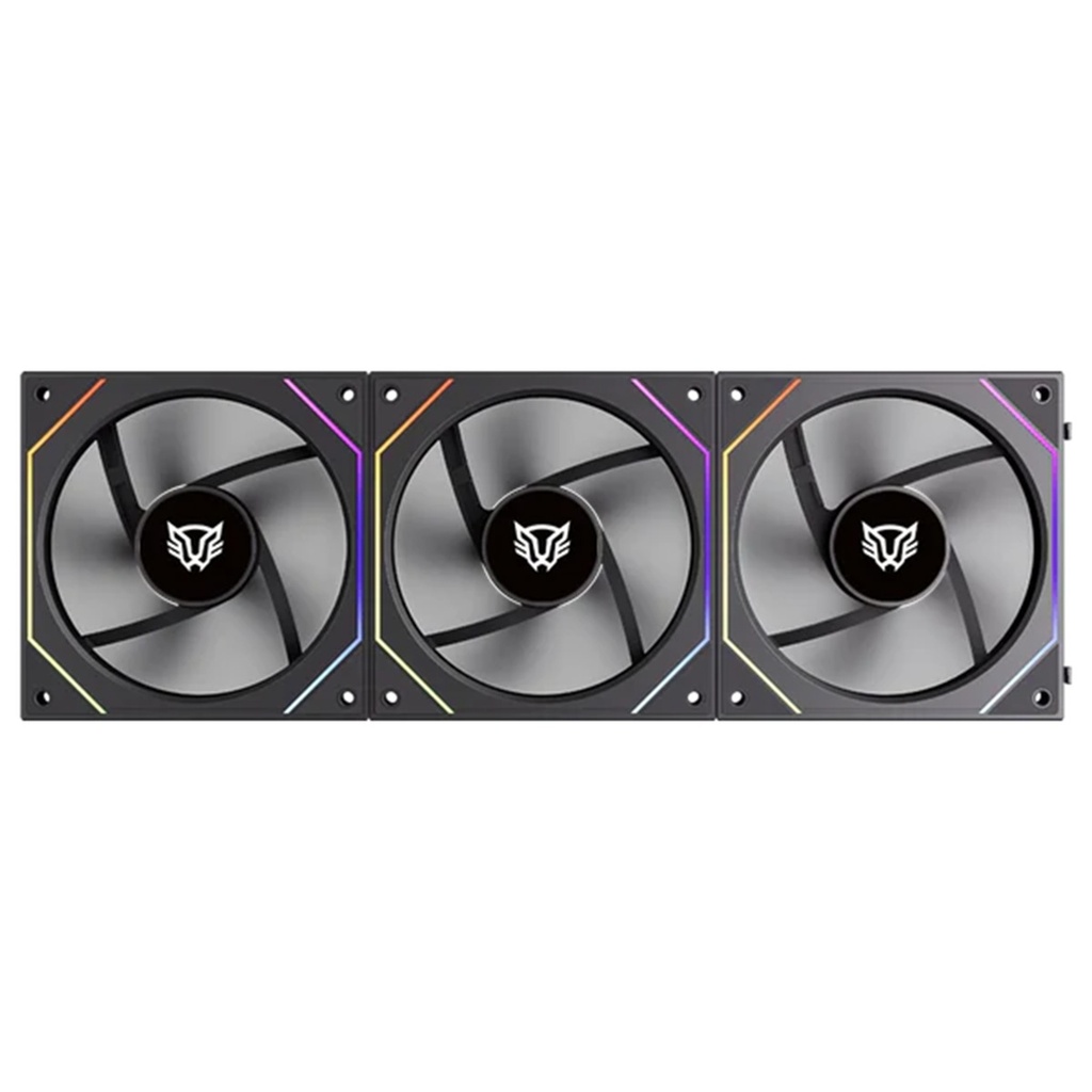 Kit 3 Ventiladores Balam Rush EOLOX LINK-R EXL95R Legend Series 120mm ARGB 800-1800 RPM 47.2 CFM