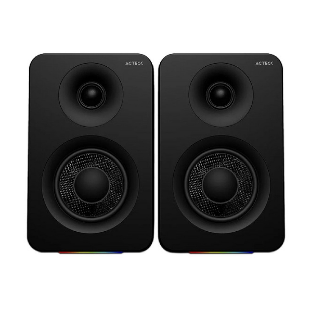 Bocinas Acteck Dynamic Exact R BS700 Sistema 2.0 Potencia 50 W Diseño Estudio