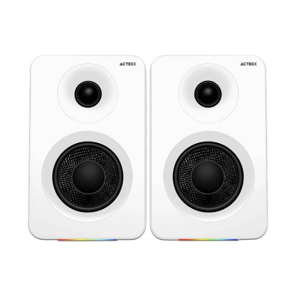 Bocinas Acteck Dynamic Exact R BS700 Estéreo 2.0 Potencia 50 W Diseño Estudio