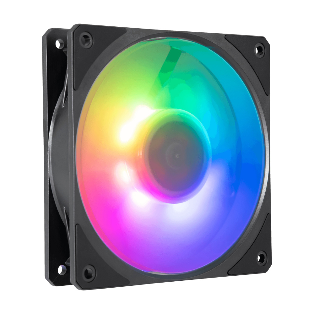 Ventilador Cooler Master Mobius 120P, 120mm, 2400RPM, ARGB, Negro