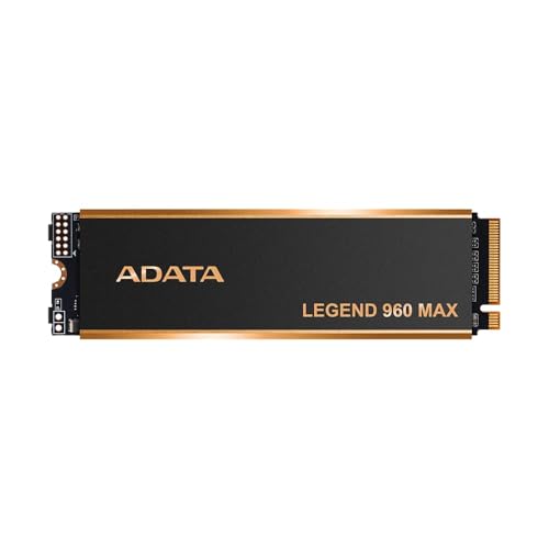 Unidad de estado sólido adata legend 960 4tb pcie gen4x4 m.2 2280 - con disipador de aluminio. aleg-960m-4tcs