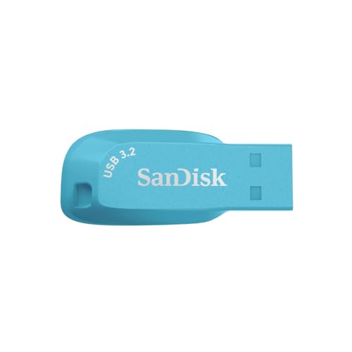 Memoria usb sandisk ultra shift 128gb usb 3.0 azul turquesa