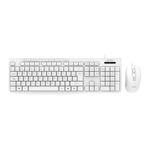 Kit acteck creator prime mk455 teclado y mouse alambrico usb 2.0