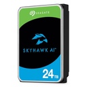 Disco duro interno seagate 24tb 3.5 512m skyhawk ai (st24000ve002)