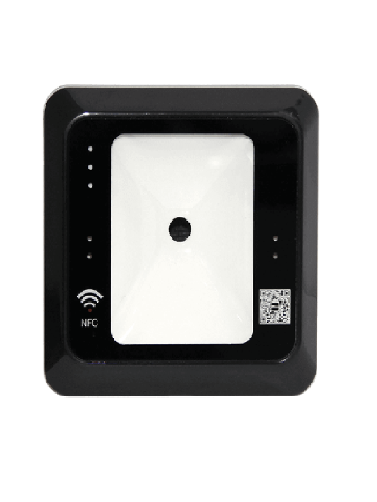 Zkteco qr500b - lector esclavo de código qr, nfc y tarjeta mifare frecuencia 13.56mhz / dc 12v o 5v por usb / cable usb incluido