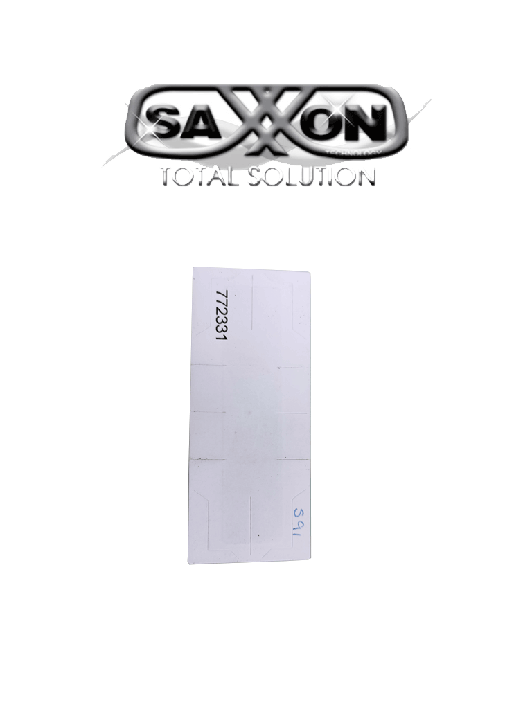 Saxxon thf02 - tag de papel adherible / altas temperaturas / compatible con ast151002 & ast151003