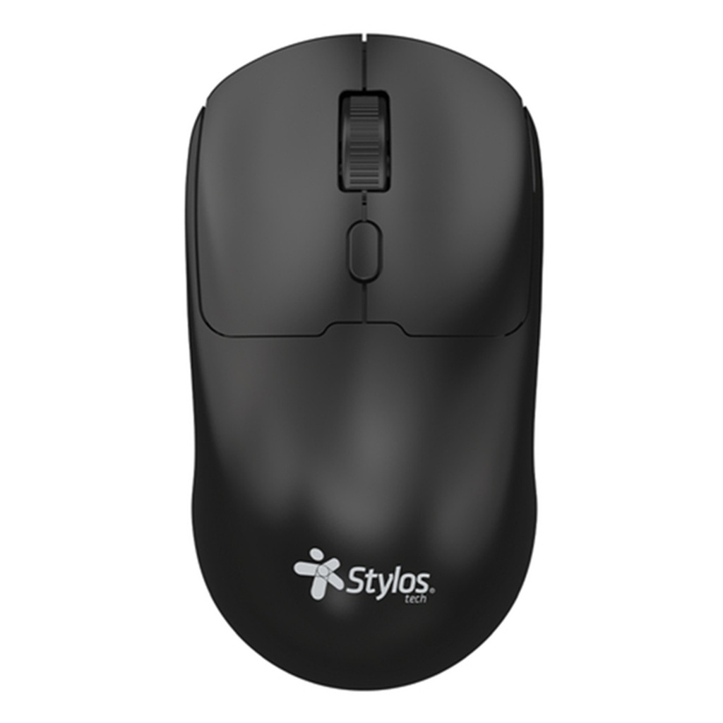Mouse Optico Stylos STPMOI7B 1600 DPI Inalambrico Recargable 4 Botones 