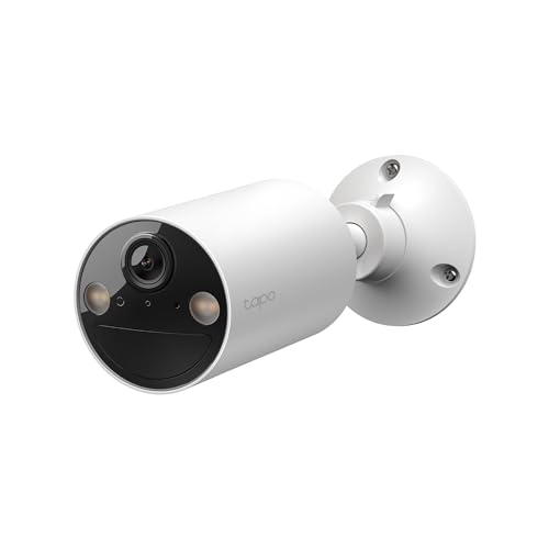 Camara ip tp-link tapo c410, bala, 3 mp, wifi, microsd, exterior, blanco, (compatible panel solar)