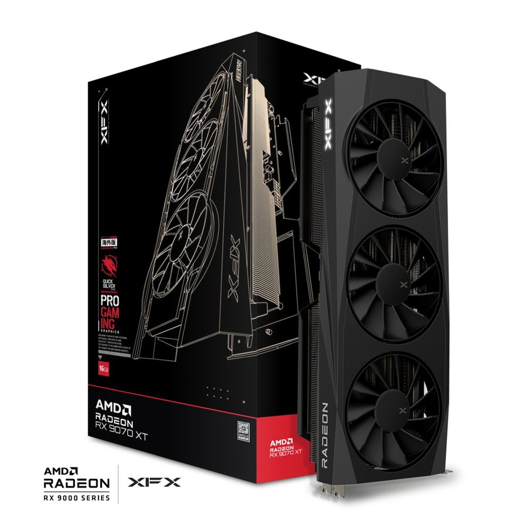 XFX Quicksilver AMD Radeon RX 9070XT Gaming Edition