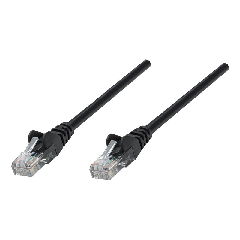 Cable intellinet red cat6a s/ftp rj45 50 micras 30cm color negro