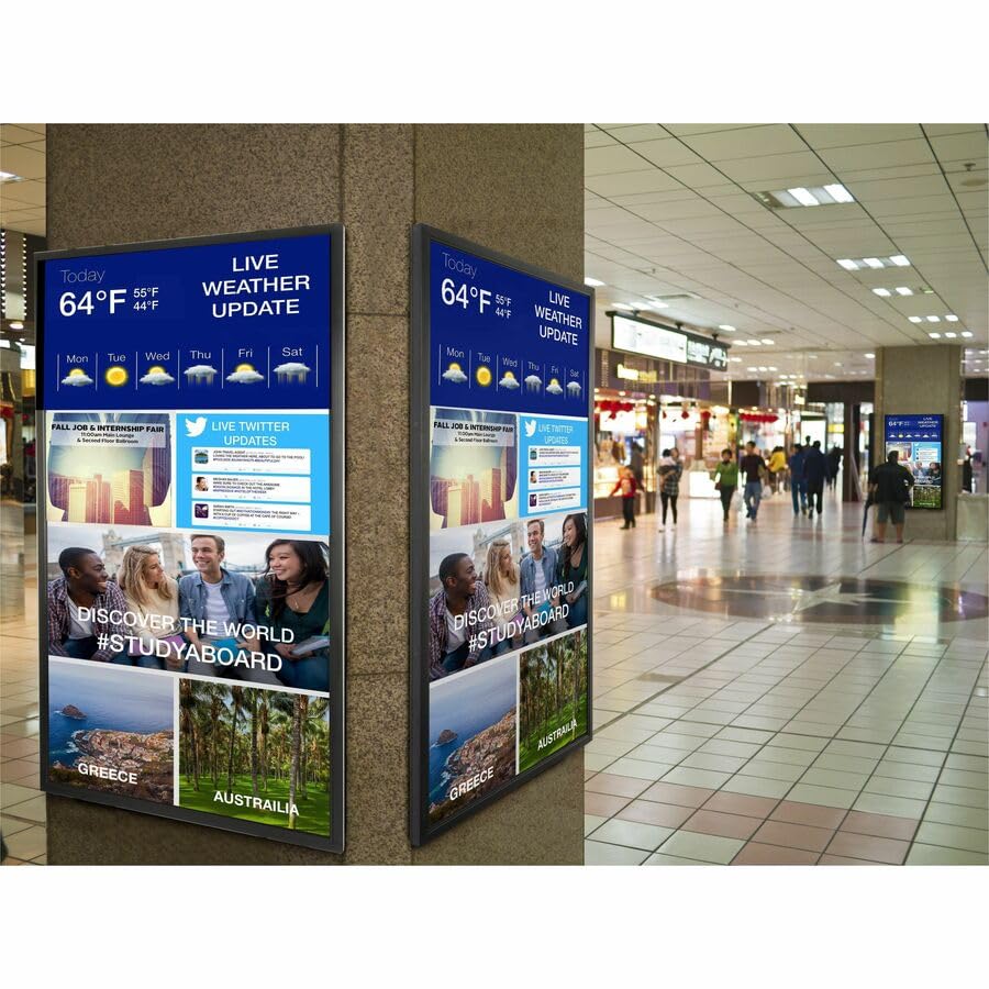 Soporte plano vertical peerless sfp680 para pantalla plana 46 a 90 pulgadas capacidad hasta 158.76 kg