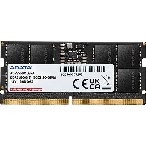 Memoria ram adata, 16gb, ddr5, 5600mhz, cl46, so-dimm