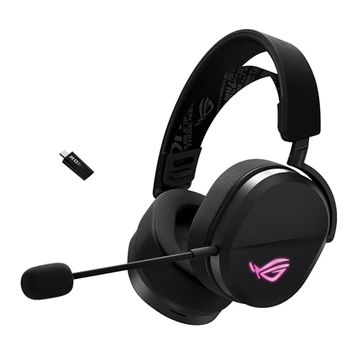 Audifonos asus a501 rog pelta/blk rog pelta wireless c/mic 60hrs negro