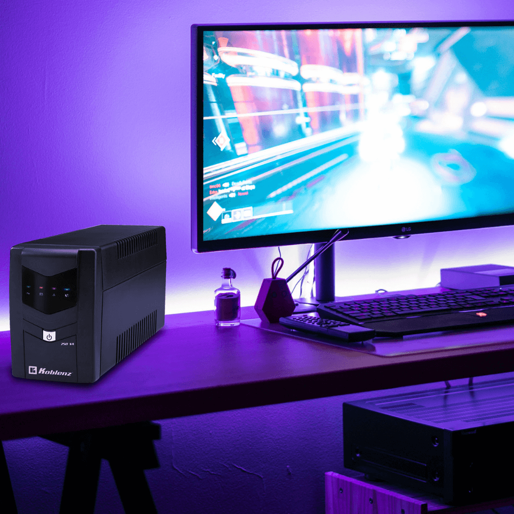 Ups koblenz 7616 usb/r 750va/450w 6 contactos (4/6) con regulador integrado