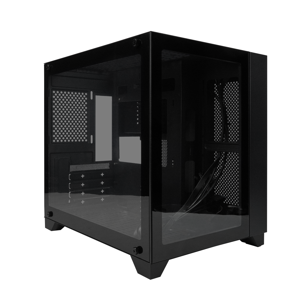 Gabinete Game Factor CSG570 Con Ventana Midi-Tower Micro-ATX/Mini-ITX USB 2.0/3.0 Sin Fuente Sin VentiladoresCSG570
