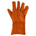 Guantes de Carnaza Largo Surtek SYS-GCAL Refuerzo en Palma Resistente a Abrasión y Temperaturas Moderadas