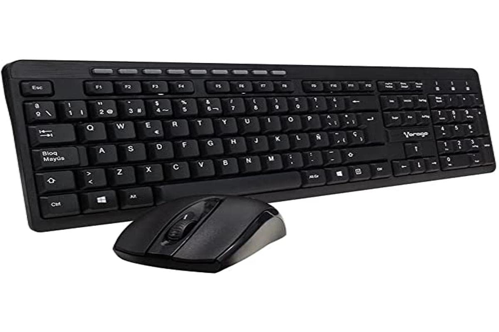 Kit De Teclado Y Mouse Vorago KM-304 Inalámbrico USB Español