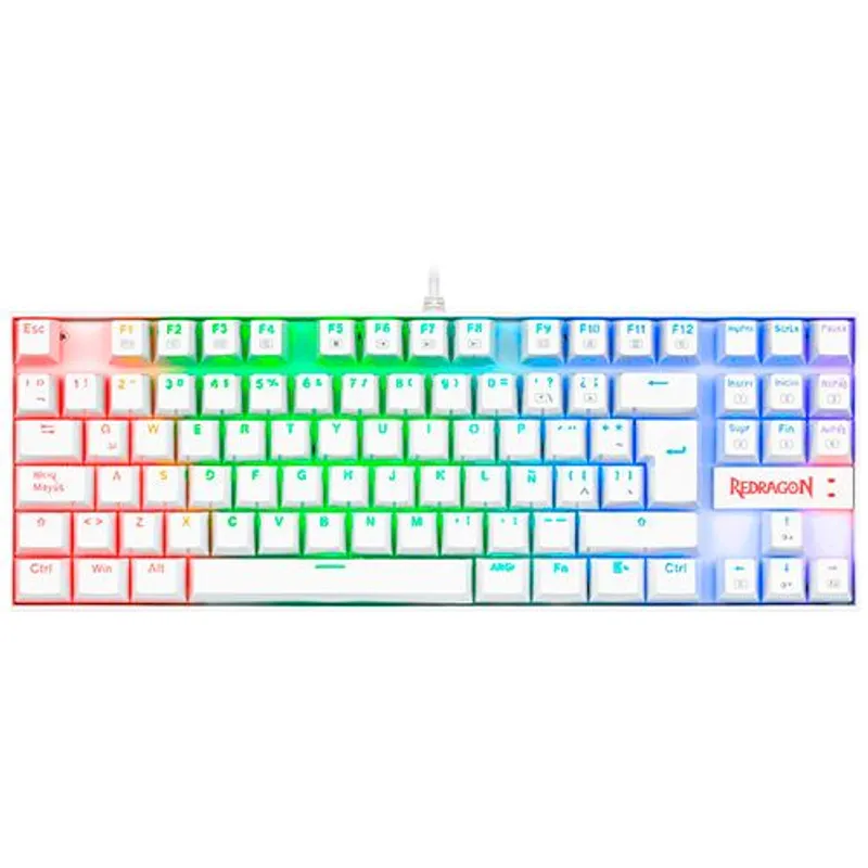 Teclado Mecánico Gamer Redragon Kumara K55 LED RGB Alámbrico Español