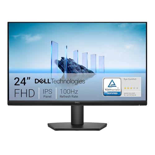 Monitor dell se2425hm  de 24 pulgadas ips. resolución full hd 1080p 1920 x 1080 a 100 hz -