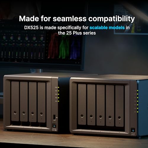 Unidad de expansion synology dx525 5 bahias 3.5 sata hdd 2.5 sata ssd