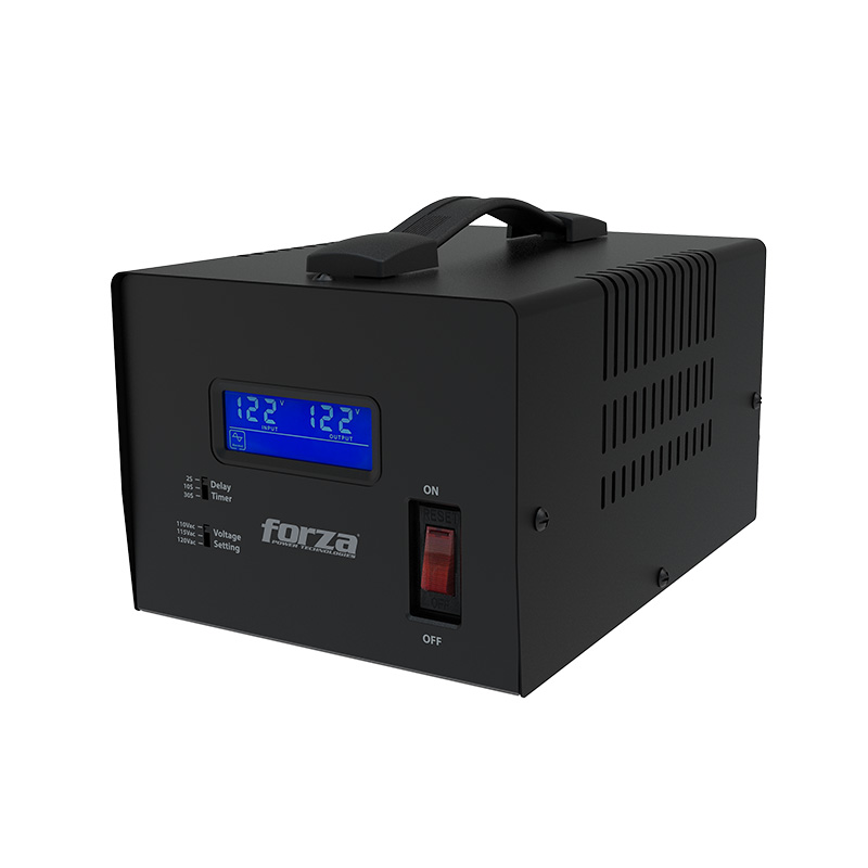 Regulador Automático de Voltaje 3600VA/1800W, 4 NEMA 5-15R