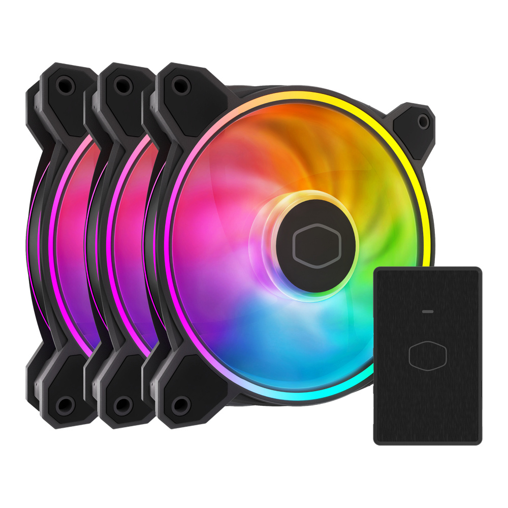 Ventilador p/gabinete cooler master mfw-b2dn-173pa-r1 mf120 lite argb 3-pack