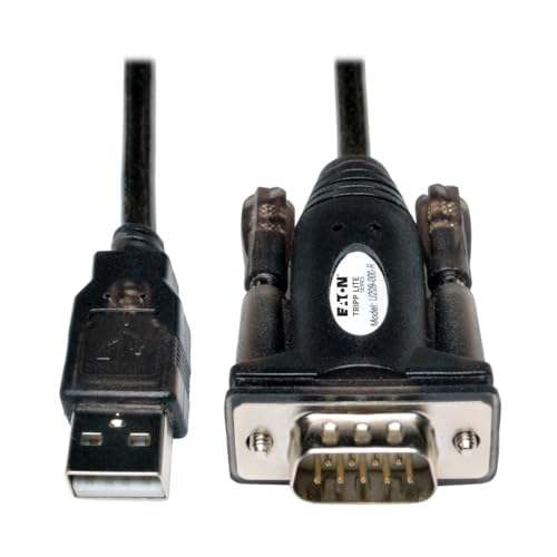 Cable tripp lite adaptador usb-a a serial rs232 (db9) - (m/m) 1.52m color negro
