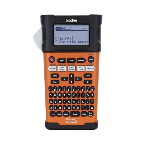 Rotulador industrial brother p-touch edge pt-e300 profesional batería recargable transferencia térmica laminada