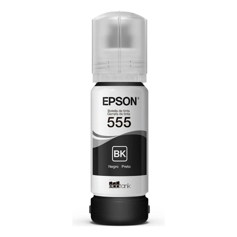 Tinta epson t555120 color negro dye