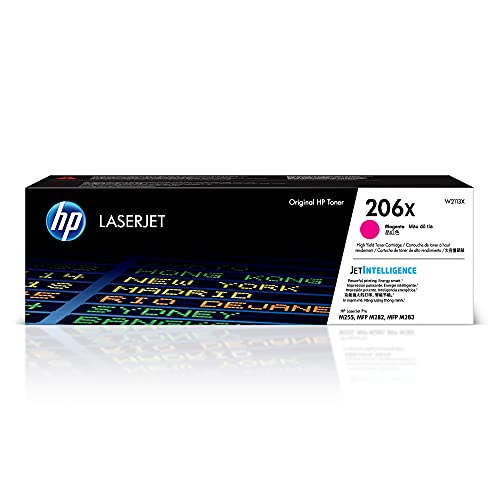 Toner hp 206x laserjet magenta para pro m255 w2113x