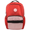Pc-085225 mochila escolar para niños múltiples compartimentos modelo loopy color rojo | perfect choice -