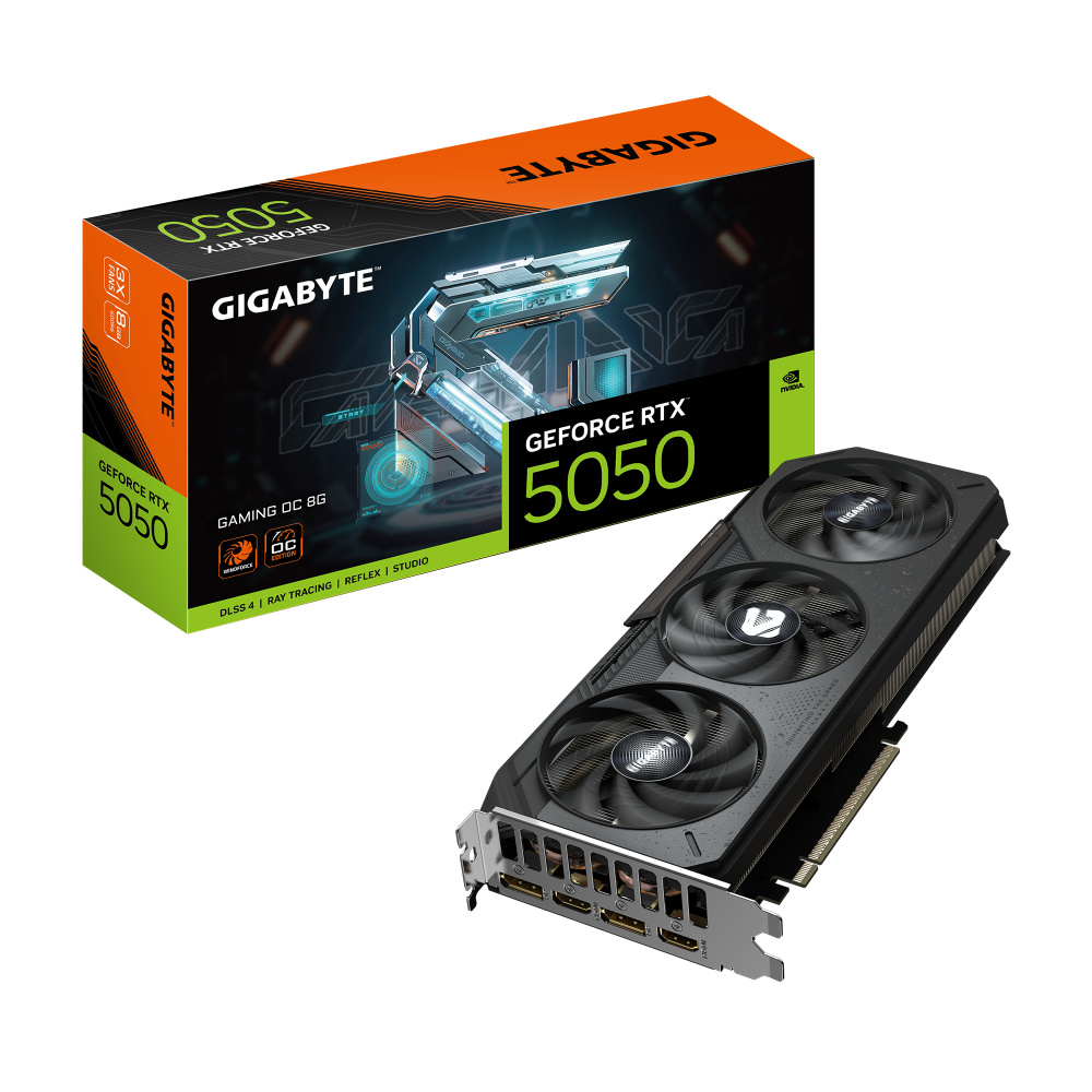 Tarjeta de Video Gigabyte NVIDIA GeForce RTX 5050, 8GB 128-bit GDDR6, PCI Express 5.0